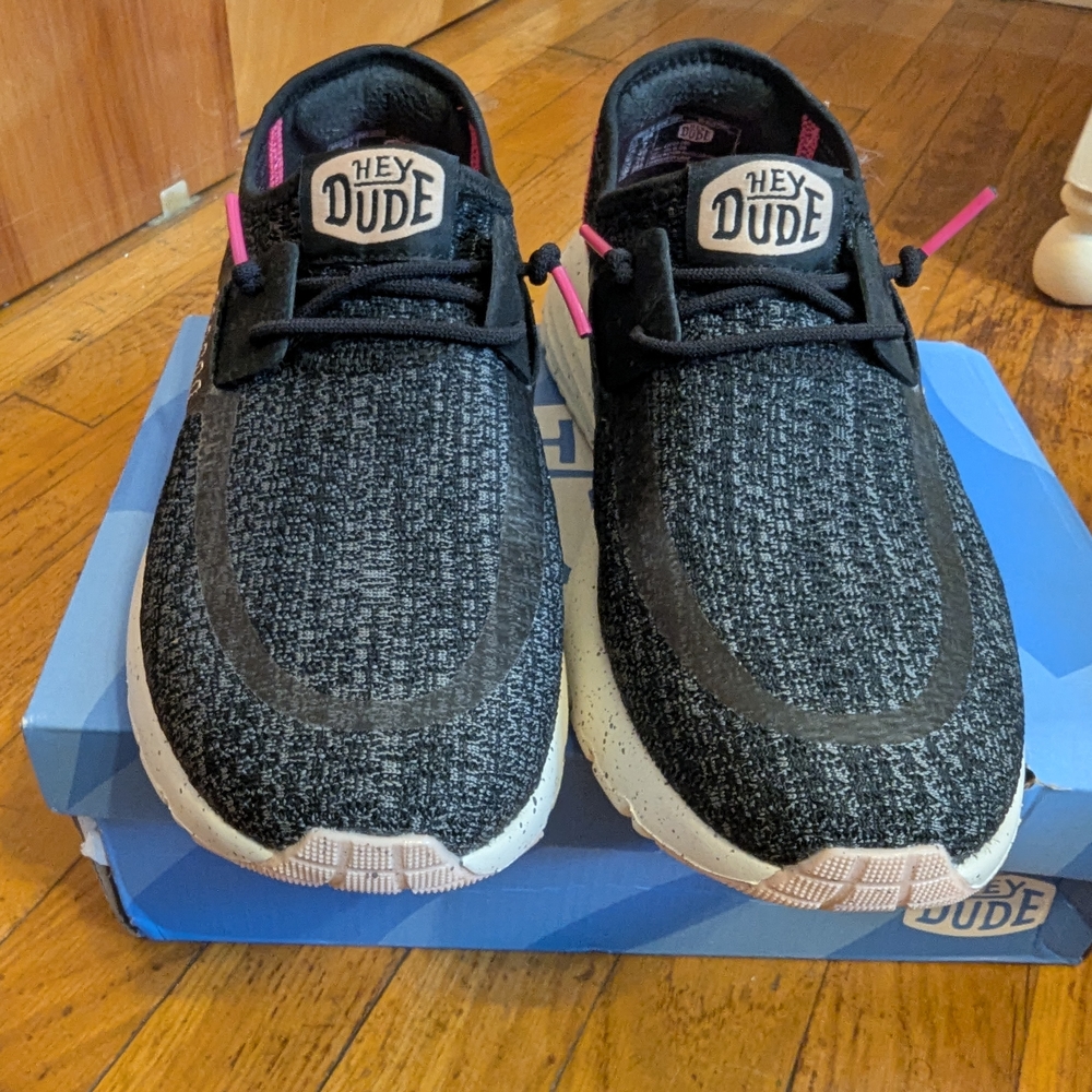 Hey Dude Women's Sneakers - Black and Pink